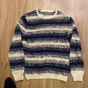 Van heusen sweater navy/tan size L
